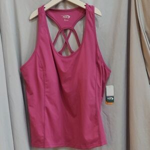 MTA SPORT Pink Athletic Tank Top Size 3X